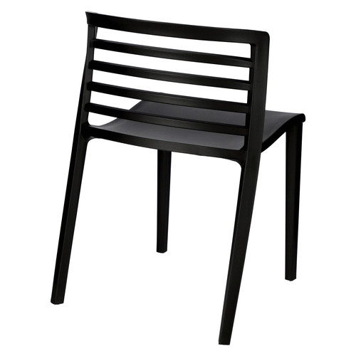 Chair Muna, in-/outdoor, black