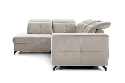 Corner Sofa-Bed Left Belavio L Vogue 2 Beige