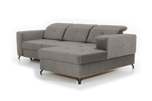 Corner Sofa-Bed Right Belavio Belavio Mini Crown 4 Taupe