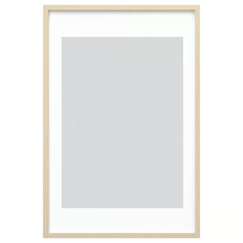 RÖDALM Frame, birch effect, 61x91 cm