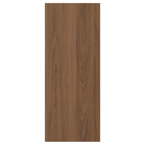 TISTORP Door, brown walnut effect, 40x100 cm