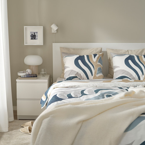 MYGGLASVINGE Duvet cover and 2 pillowcases, multicolour, 200x200/50x60 cm