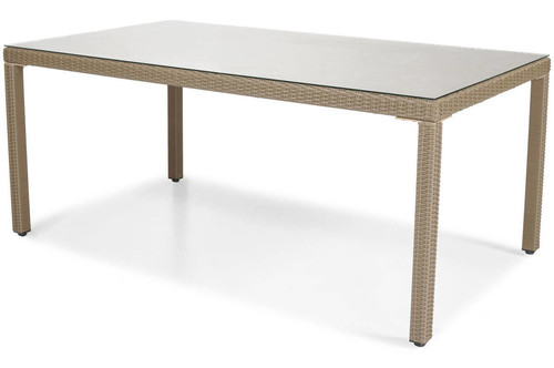 Outdoor Dining Table MALAGA 180, dark beige