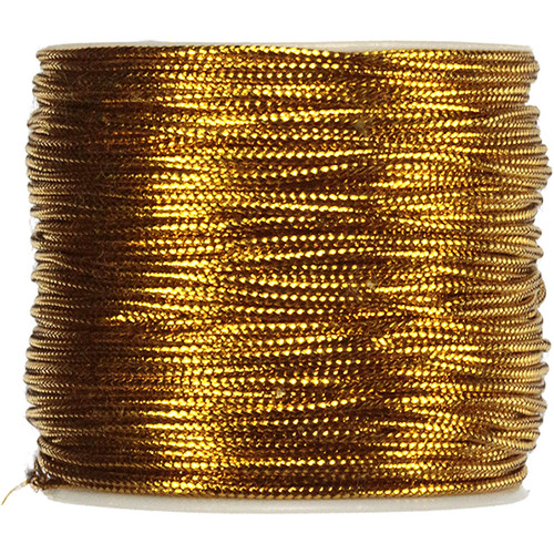 Metallised String 1.5mm x 50m, gold