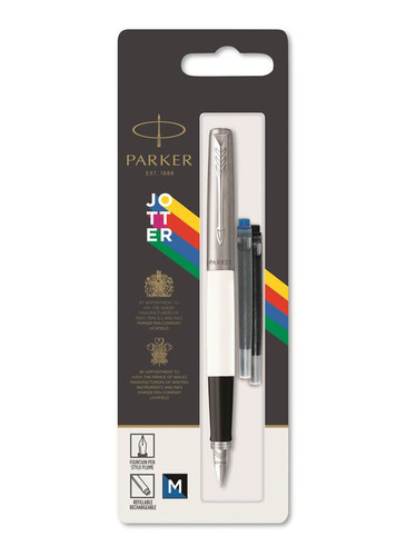 Parker Jotter Originals White Fountain Pen M