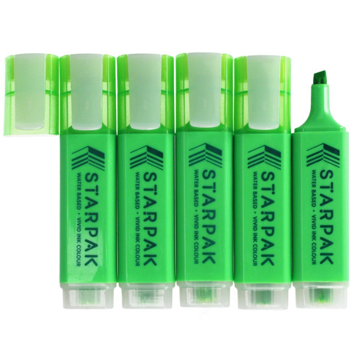 Starpak Highlighter Green 10pcs