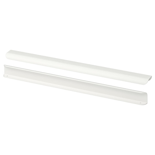 BILLSBRO Handle, white, 520 mm, 2 pack