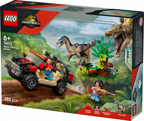 LEGO Jurassic World Raptor Off-Road Escape 6+