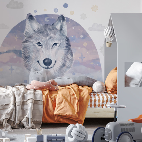 Wall Sticker Set 119x82cm - Wolf