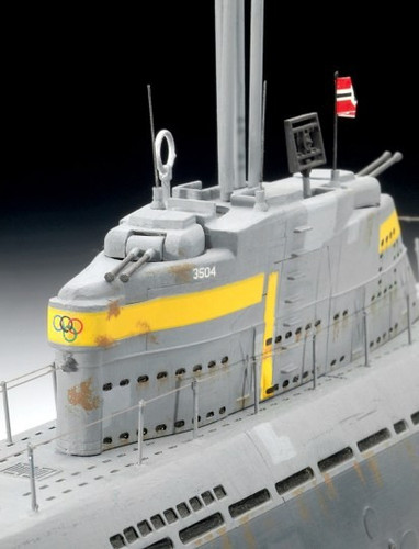 Revell Plastic Model Kit German Submarine Type XXI 12+