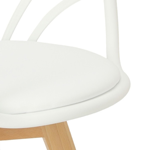 Chair with Armrests Sirena, white