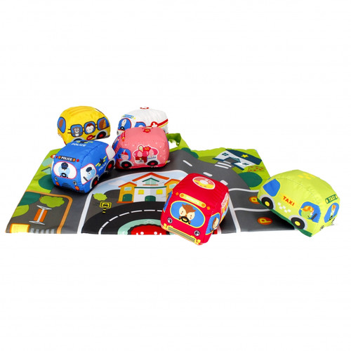 Cars in Town Take Along Play Set 12m+