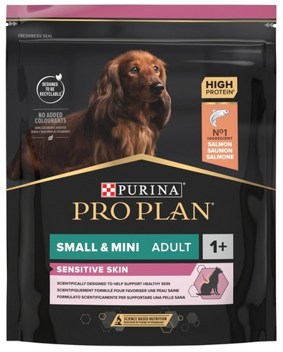 Purina Pro Plan Dog Food Adult Small & Mini OptiDerma Sensitive Skin 700g