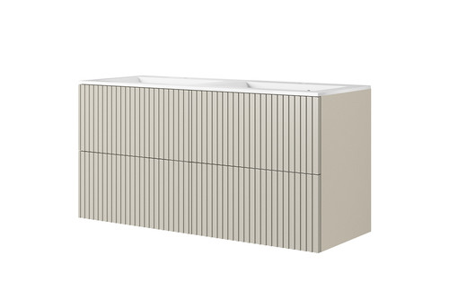 Wall-mounted Wash-basin Cabinet MDF Nicole 60cm, cashmere