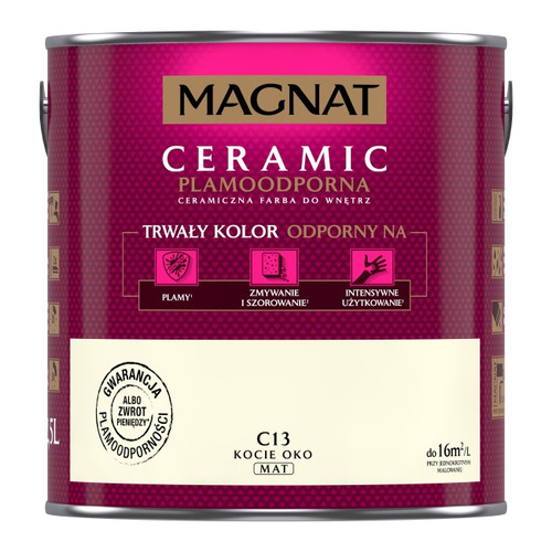 Magnat Ceramic Interior Ceramic Paint Stain-resistant 2.5l, cat eye