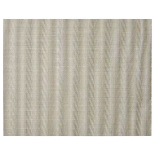 FLYGFISK Place mat, light beige, 38x30 cm