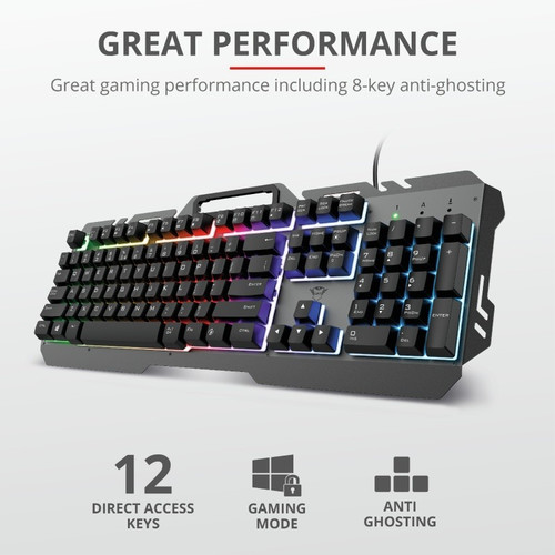 Trust Wired Gaming Keyboard GXT853 ESCA