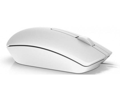 Dell Optical Wired Mouse USB MS116, white