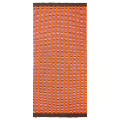 VÄGOMRÅDE Rug, flatwoven, light orange-pink, 80x150 cm