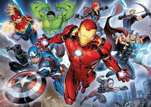 Trefl Children's Puzzle Courageous Avengers 200pcs 7+
