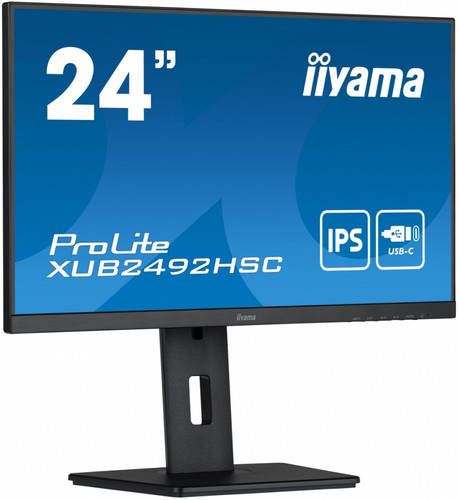 IIyama 24" Monitor XUB2492HSC-B5 IPS USB-C HDMI DP USB3.0