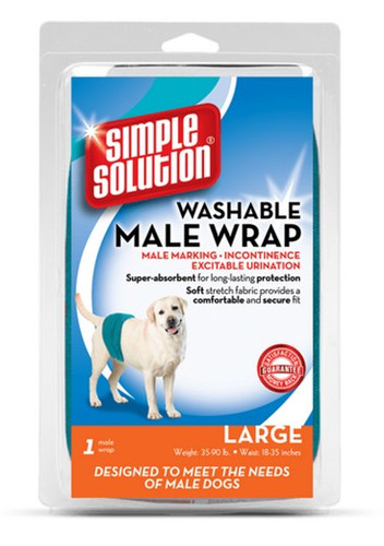 Simple Solution Washable Male Wrap - Large 1pc