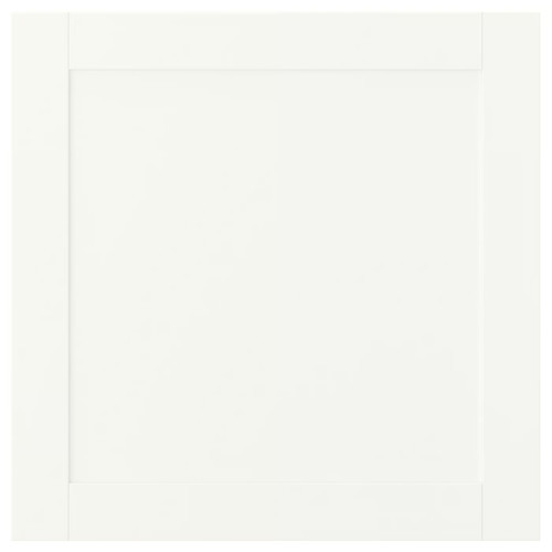 SANNIDAL Door, white, 60x60 cm