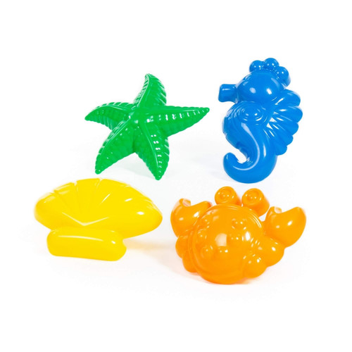 Sand Moulds Set 4pcs - Sea Life