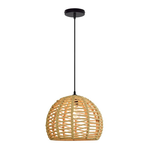 Pendant Lamp Goldlux Otis E27, bamboo