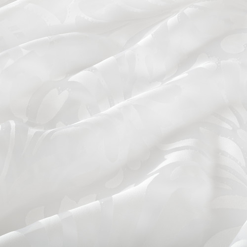 SKÄREFLY Sheer curtains, 1 pair, white, 145x300 cm