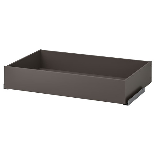 KOMPLEMENT Drawer, dark grey, 100x58 cm