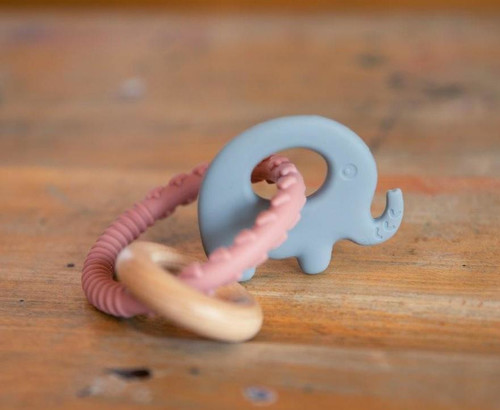 Bo Jungle B-Teether Elephant Pink