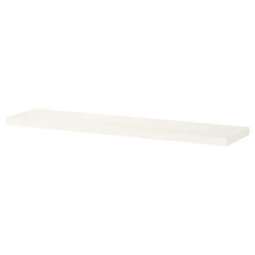 BERGSHULT Shelf, white, 80x20 cm