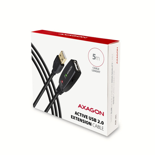 AXAGON USB Cable ADR-205 USB 2.0 A-M -> A-F act. 5m
