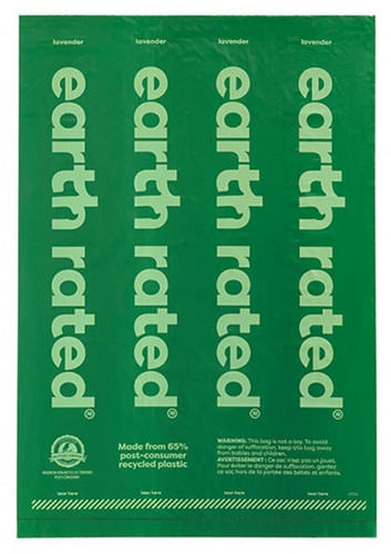 Earth Rated Eco Poop Bags 8x15pcs, lavender