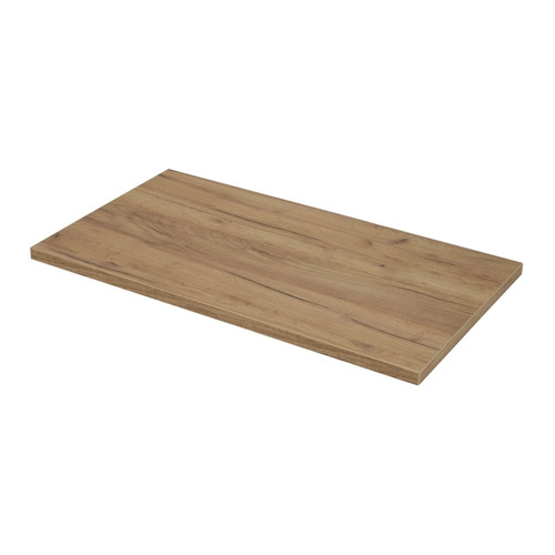 Bathroom Countertop Line 80.4 x 45.3 cm, gold oak