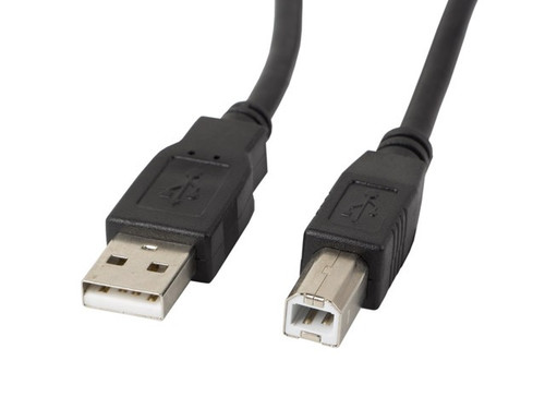 Lanberg Cable USB 2.0 AM-BM 5M Ferrite, black