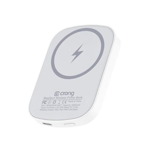 CRONG Power Bank Powerbank with MagSafe 5000mAh, USB-C 20W PD