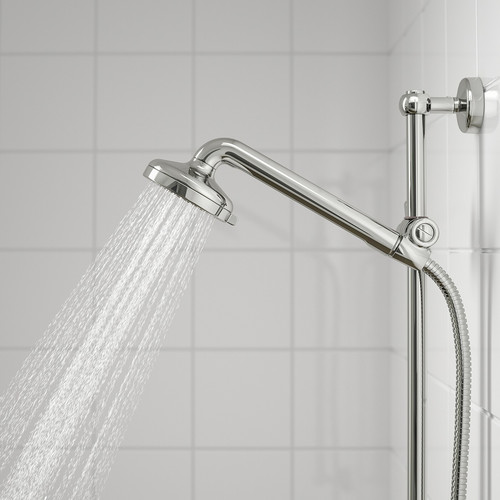 VOXNAN Shower set with thermostatic mixer, chrome-plated
