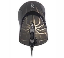 A4Tech Wired Gaming Mouse XGame Laser EVO X474 Brown Fire, brown