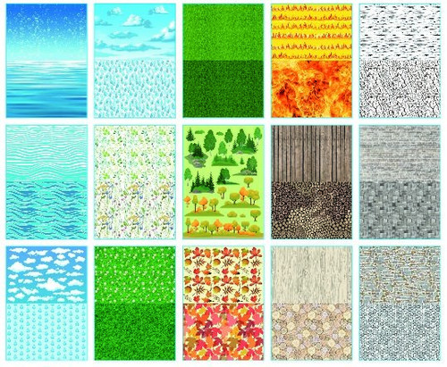 Happy Color Design Paper Pad A4 15 Sheets 80g Nature
