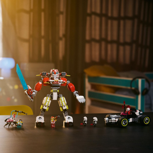 LEGO DREAMZzz Coopers Tiger Mech Zeeros Hot Rod Car 9+