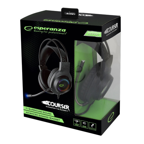 Esperanza Gaming Headphones 7.1 Courser