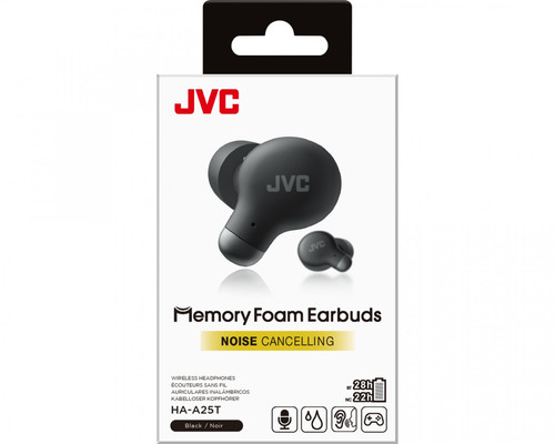 JVC Wireless Earbuds HA-A25T, black