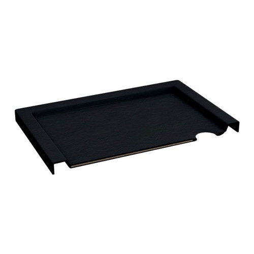 Acrylic Shower Tray Alta 80 x 120 x 4.5 cm, black