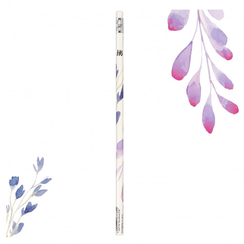 HB Pencil with Rubber Set of 48pcs Flower