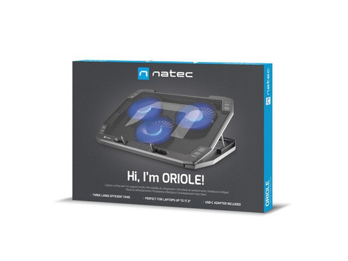 Natec Laptop Cooling Pad 15.6-17.3" Oriole