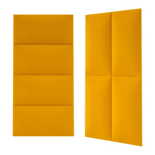 Upholstered Wall Panel Stegu Mollis Rectangle 60 x 30 cm, yellow
