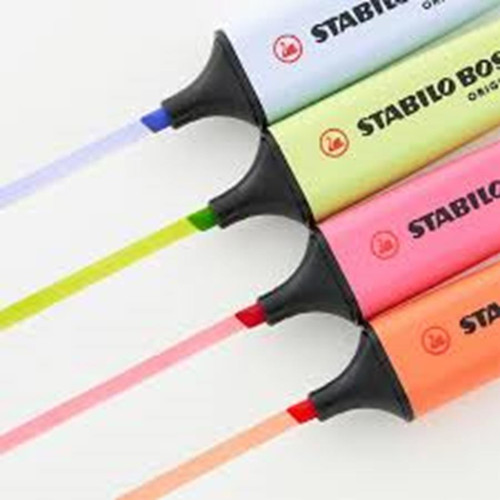 Stabilo Highlighter Boss Original 4 Colours