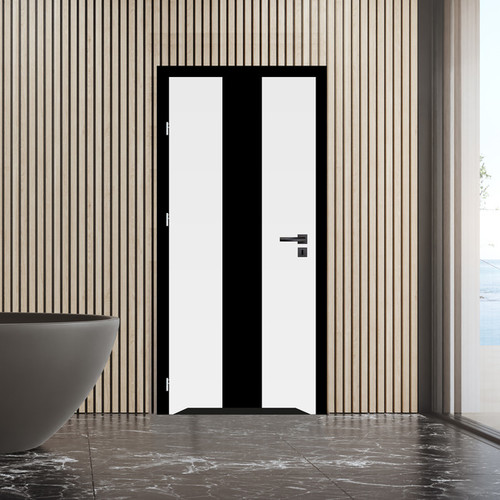 Internal Door, Undercut, Fortia Exmoor 70, left, premium white